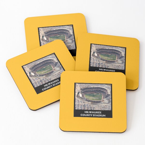 Item preview, Milwaukee County Stadium- Gold designed and sold by DeadStadium.