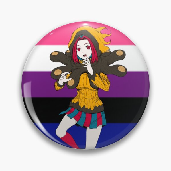Item preview, Anzu Kinashi Genderfluid pin designed and sold by Cosplayshin.