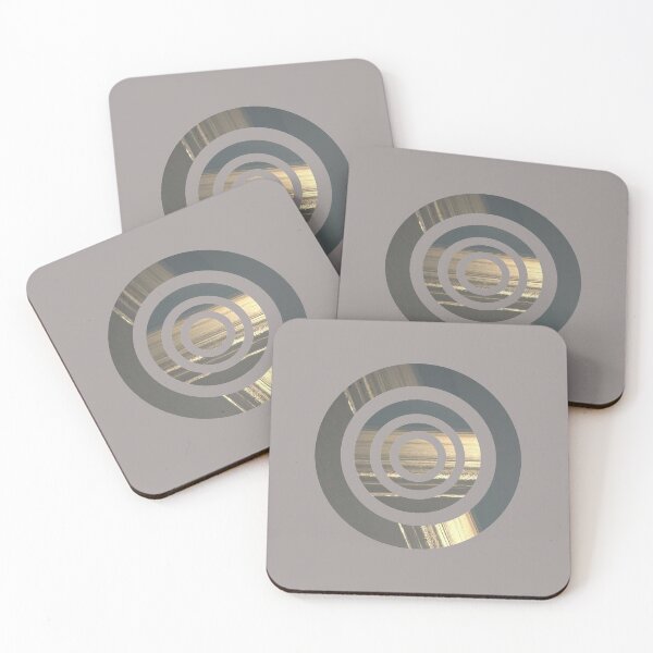 Item preview, Elegant Geometric - stylish abstract round beach sunset pattern designed and sold by Caroline Laursen.