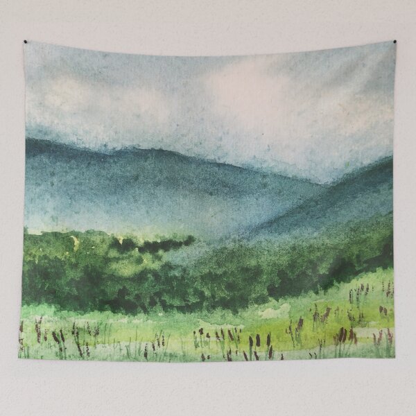 Item preview, Lupine Meadow Watercolor designed and sold by JHermanRussell.