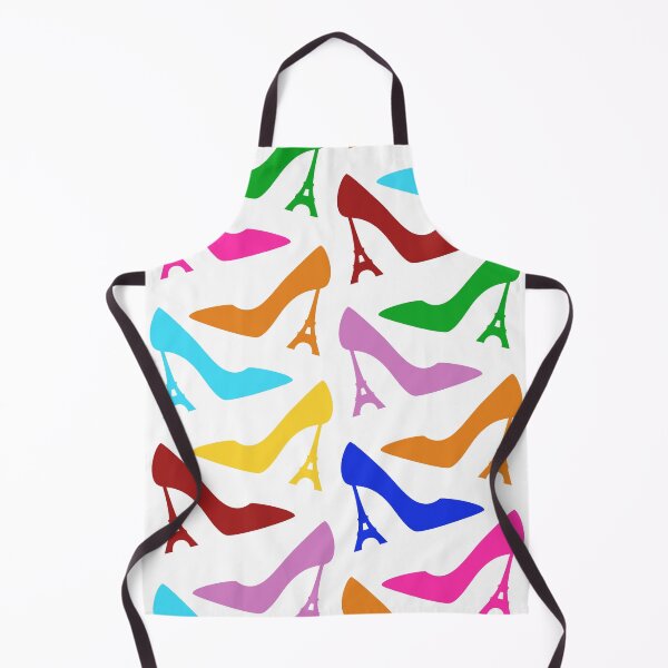 Item preview, Colorful Paris shoes pattern designed and sold by Aura-E.