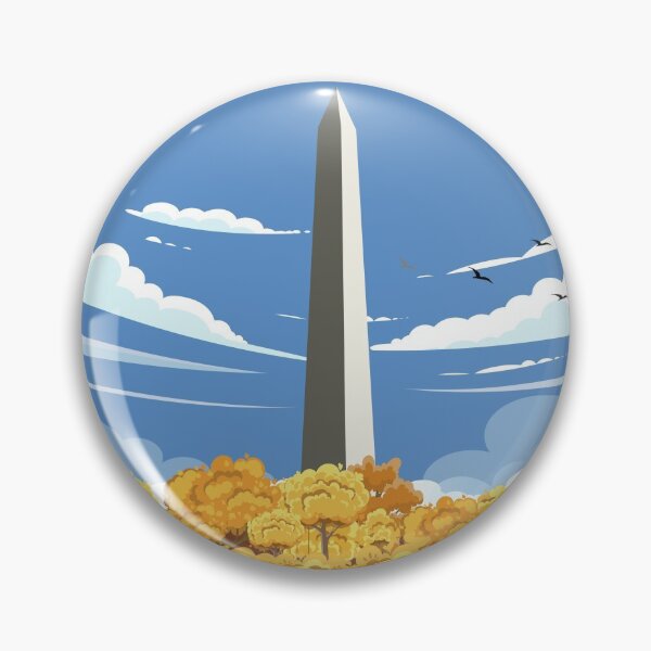 Item preview, Washington Dc travel poster district columbia designed and sold by Arctic frame studio.
