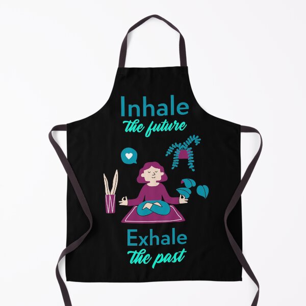 Item preview, Yoga - Inhale The Future Exhale The Past (White) designed and sold by tw2us.