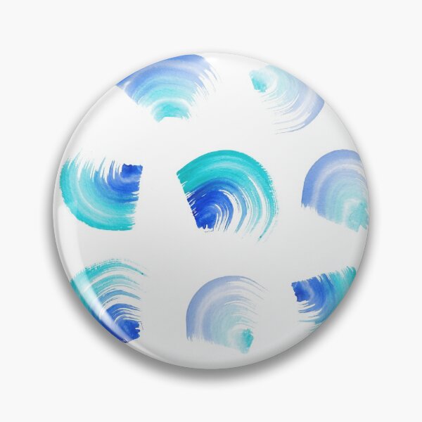 Item preview, Dry blue brush strokes designed and sold by FotoKistochka.