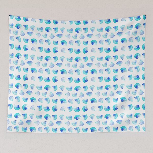 Item preview, Dry blue brush strokes designed and sold by FotoKistochka.