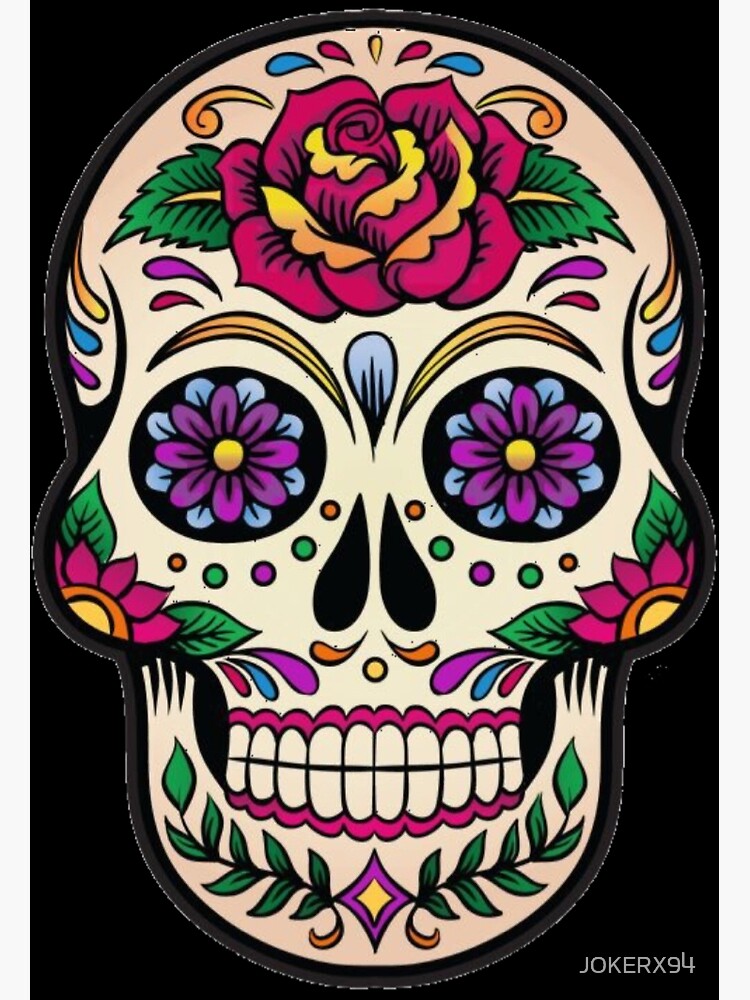 De Los Muertos La Catrina Sugar Skull PNG