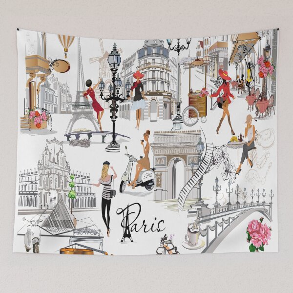 Item preview, Travel to Paris designed and sold by OliviaAndAva.