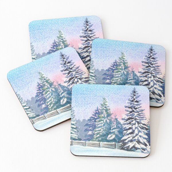 Item preview, Snowy forest designed and sold by FotoKistochka.