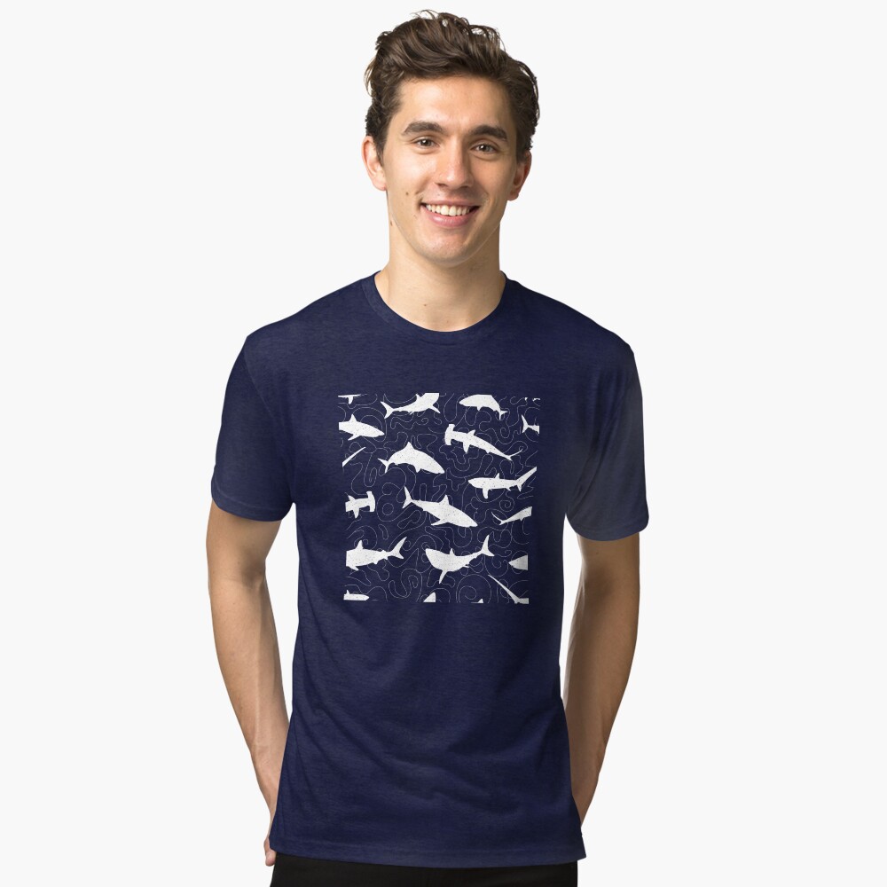 Vista previa del artículo con la obra «Camiseta de tejido mixto», diseñado y vendido por CreativeTwins.