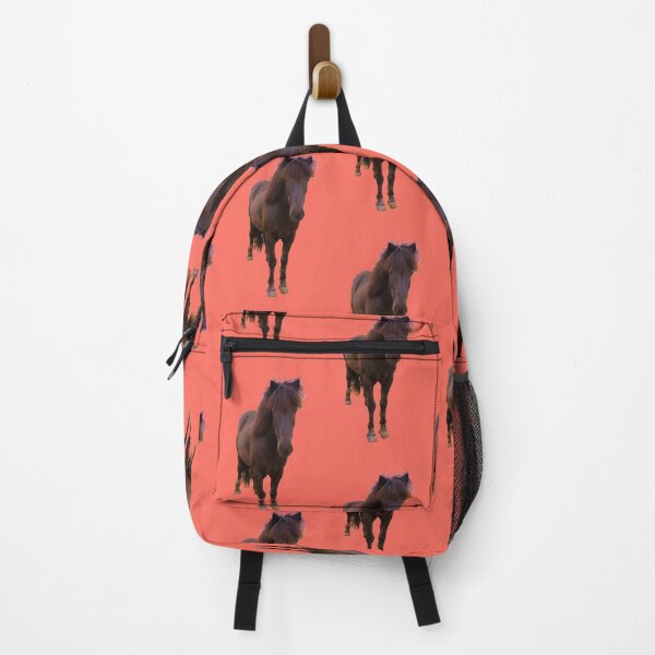 Item preview, Icelandic horse on living coral background designed and sold by AHELENE.