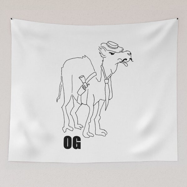 Item preview, Original Gangster Dromedary (black) designed and sold by Canvasvendetta.
