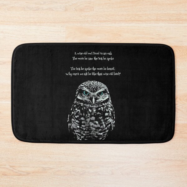 Item preview, Wise owl words - white designed and sold by HeckaDoodleDo.