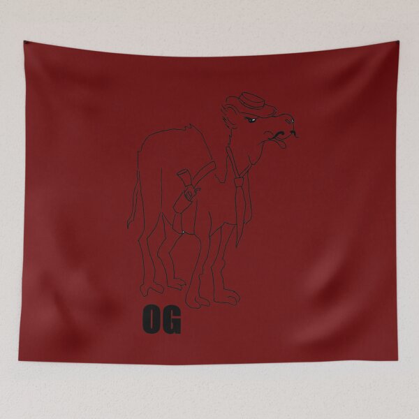 Item preview, Original Gangster Dromedary (black-red) designed and sold by Canvasvendetta.