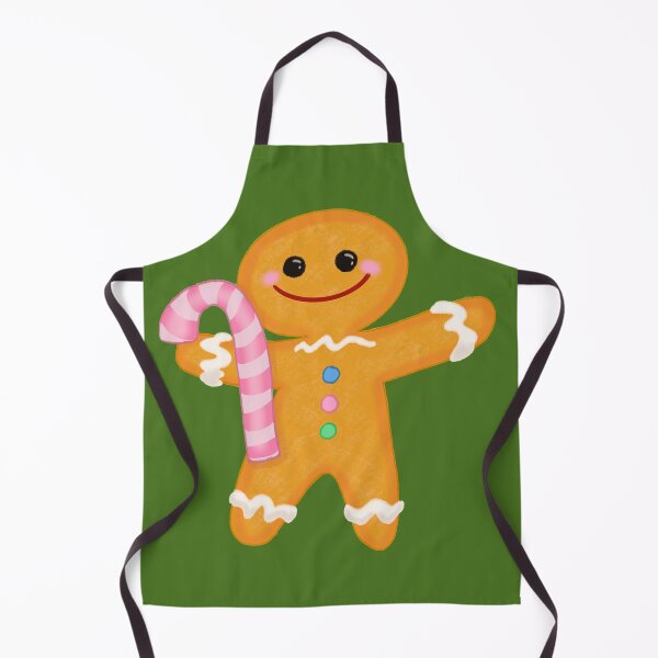 Item preview, Gingerbread Man (Green Background) designed and sold by rachelleybell.