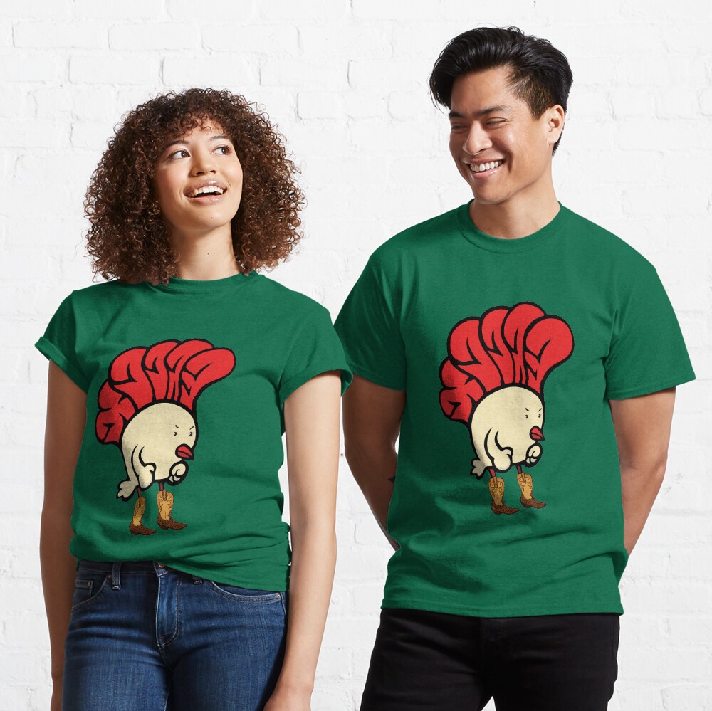 Pollo Vaquero Camiseta clásica
