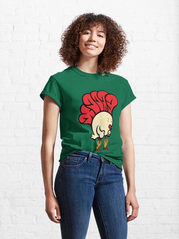 Vista alternativa de Camiseta clásica Pollo Vaquero
