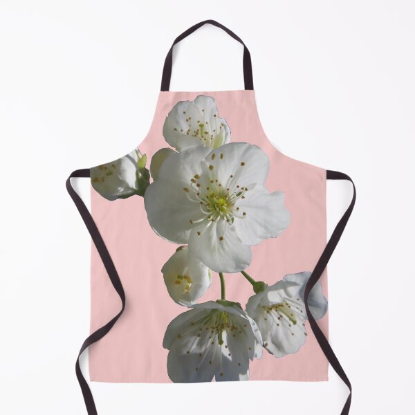 Item preview, cherries in blosssom on rose quartz designed and sold by AHELENE.