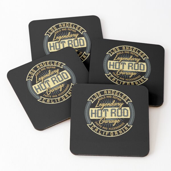 Item preview, Hotrod Garage California Los Angeles Logo Sign designed and sold by Two Left Hands Design.