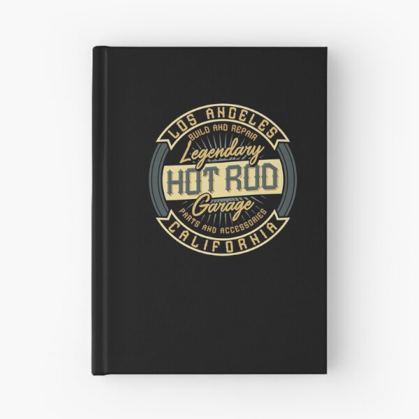 Item preview, Hotrod Garage California Los Angeles Logo Sign designed and sold by Two Left Hands Design.
