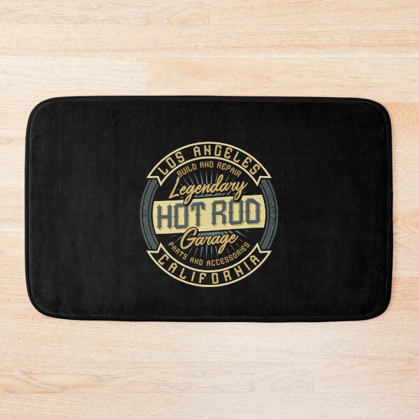Item preview, Hotrod Garage California Los Angeles Logo Sign designed and sold by Two Left Hands Design.