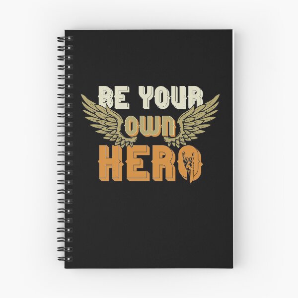 Item preview, Be Your Own Hero Motivation Rock'n Roll Wings designed and sold by Two Left Hands Design.