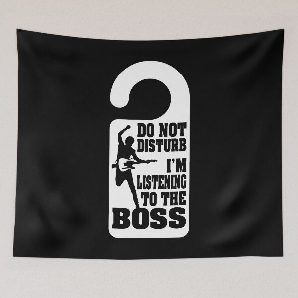 Item preview, Do not disturb I'm listening to the boss designed and sold by Lees Tees.