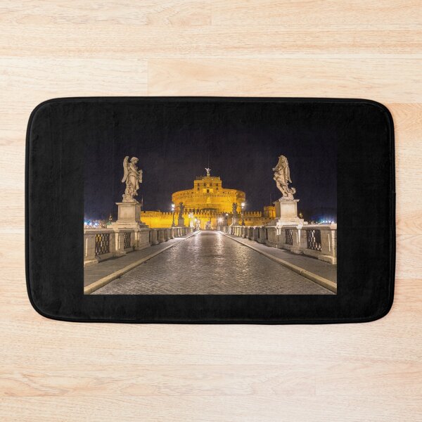 Item preview, Rome by night - Sant'angelo Castle bridge designed and sold by Paolo Modena Photography    -   Fine Italian Art.
