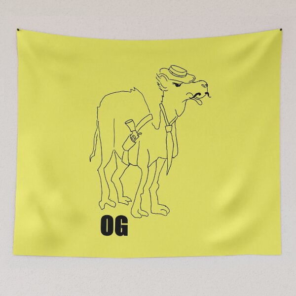 Item preview, Kopie von  Original Gangster Dromedary (black-yellow) designed and sold by Canvasvendetta.