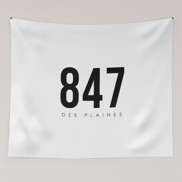 Item preview, Des Plaines, IL - 847 Area Code design designed and sold by CartoCreative.