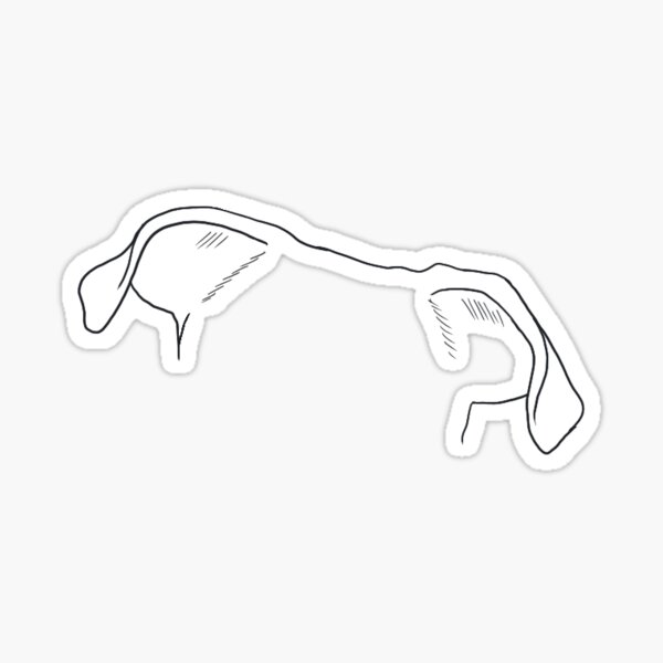 "Dog Ears" Sticker for Sale by sarahtesia Redbubble