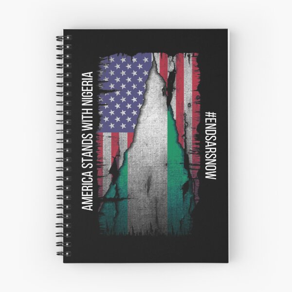 Item preview, AMERICA STANDS WITH NIGERIA END SARS NOW designed and sold by thekyngsqueen.