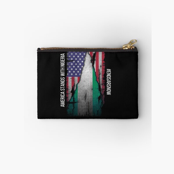 Item preview, AMERICA STANDS WITH NIGERIA END SARS NOW designed and sold by thekyngsqueen.