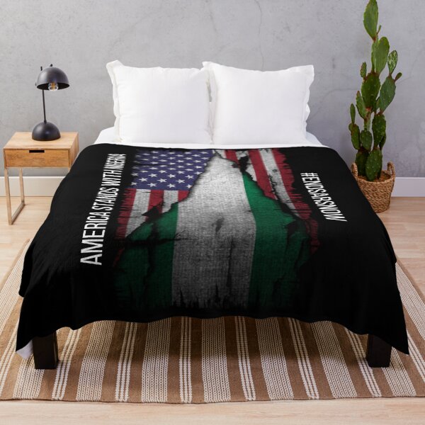 Item preview, AMERICA STANDS WITH NIGERIA END SARS NOW designed and sold by thekyngsqueen.