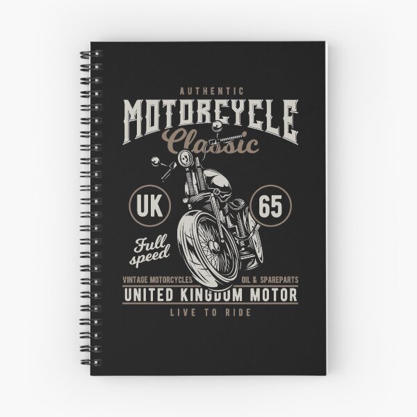 Item preview, Motorcycle Classic Retro Motor Vintage Ride designed and sold by Two Left Hands Design.