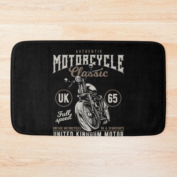 Item preview, Motorcycle Classic Retro Motor Vintage Ride designed and sold by Two Left Hands Design.