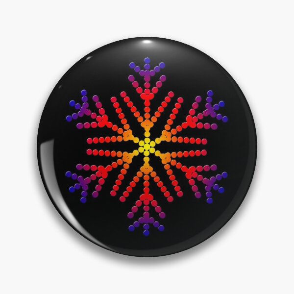 Item preview,  Multicolored snowflake from circles designed and sold by Galina Kostyaeva.