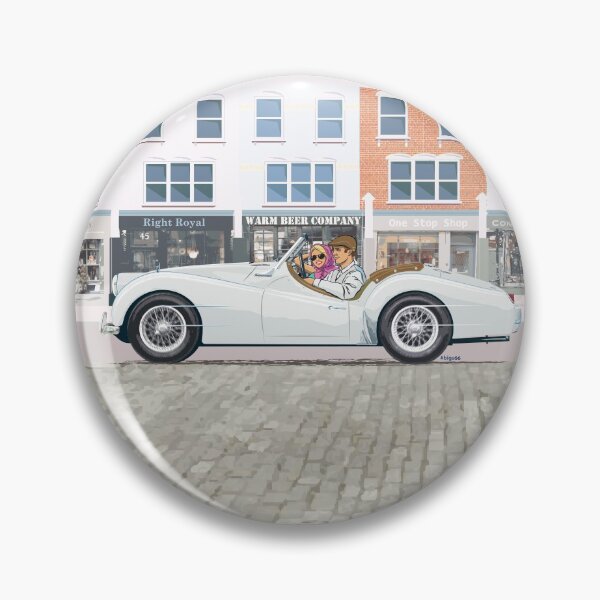 Item preview, Sebring White TR3a – with optional wire wheels designed and sold by Bigs66.