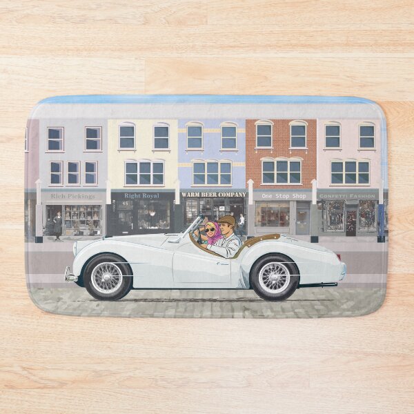 Item preview, Sebring White TR3a – with optional wire wheels designed and sold by Bigs66.