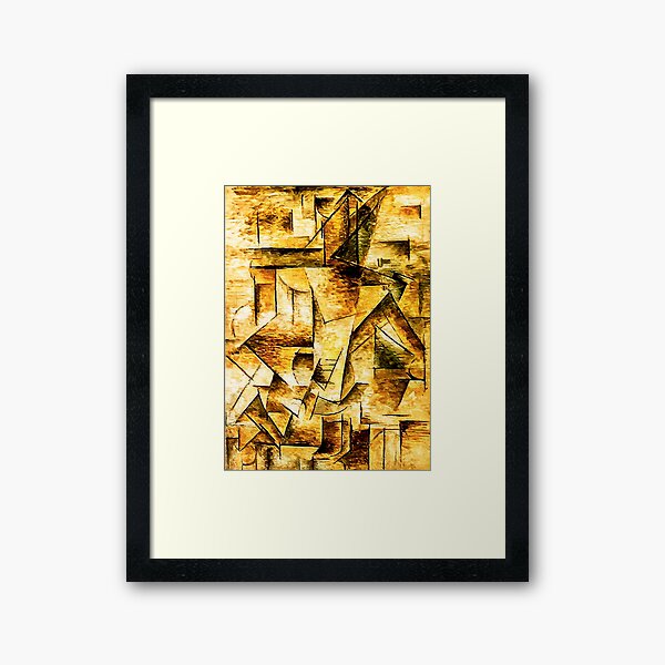 Guitar player by Pablo Picasso Framed Art Print