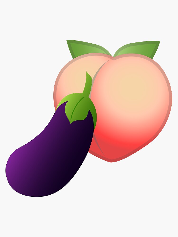 Eggplant Peach Sticker - Eggplant Peach Spray - Discover & Share GIFs