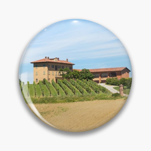 Item preview, Piedmont hills in Italy with scenic countryside, vineyard field and blue sky designed and sold by Paolo Modena Photography    -   Fine Italian Art.