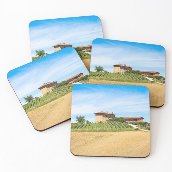 Item preview, Piedmont hills in Italy with scenic countryside, vineyard field and blue sky designed and sold by Paolo Modena Photography    -   Fine Italian Art.