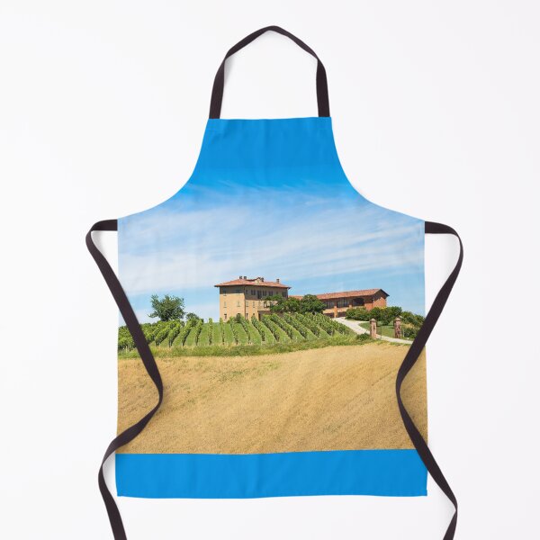 Item preview, Piedmont hills in Italy with scenic countryside, vineyard field and blue sky designed and sold by Paolo Modena Photography    -   Fine Italian Art.