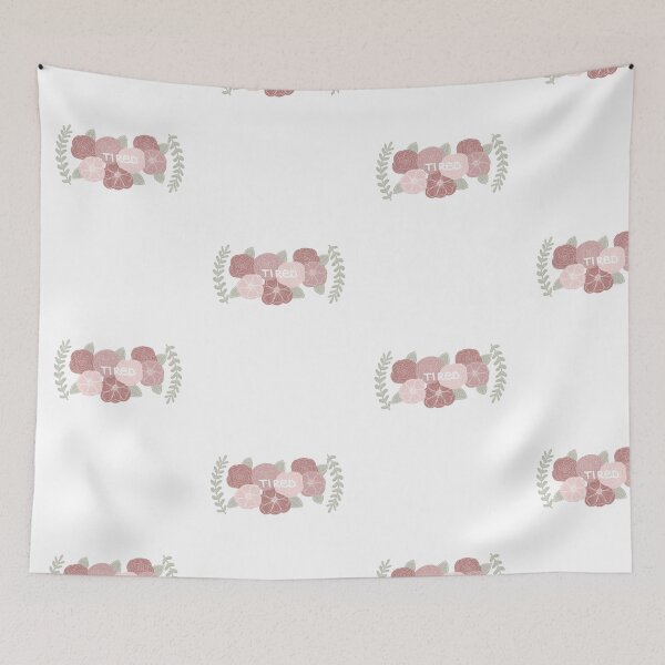 Item preview, tired - pink floral  designed and sold by lohtus.