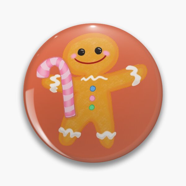 Item preview, Gingerbread Man (Red Background) designed and sold by rachelleybell.
