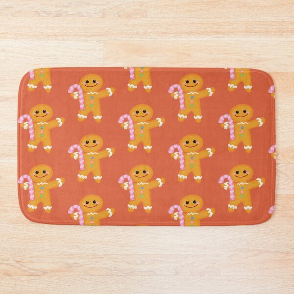 Item preview, Gingerbread Man (Red Background) designed and sold by rachelleybell.