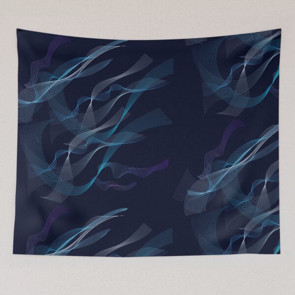 Item preview, Abstract Waves Pattern Motive designed and sold by smashingarb.