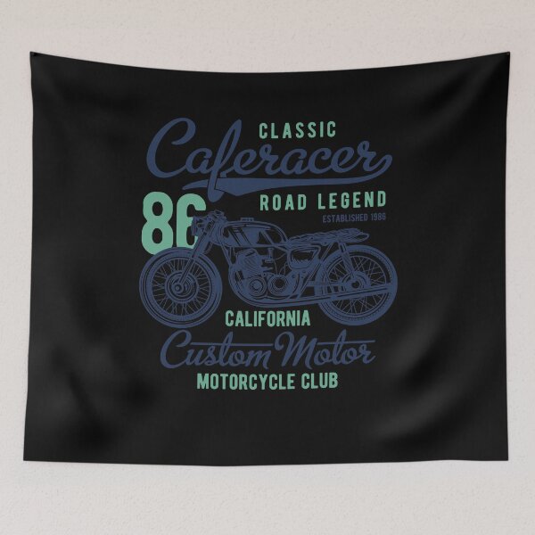 Item preview, Motorcycle Classic Retro Vintage Ride Legend designed and sold by Two Left Hands Design.