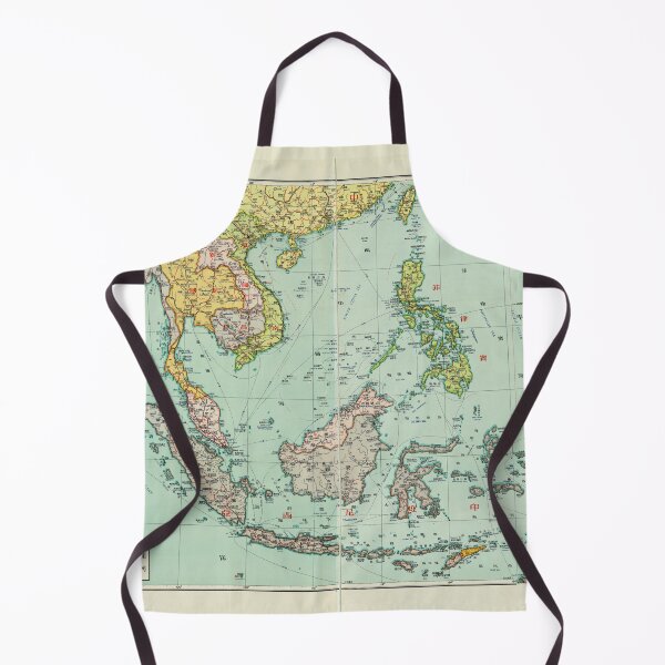 Item preview, Map of Southeast Asia (1950) designed and sold by allhistory.