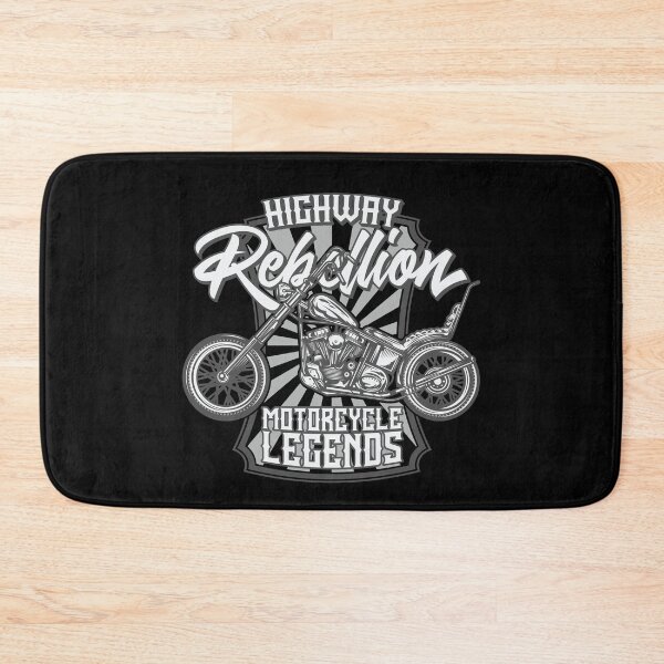 Item preview, Motorcycle Legends Highway Rebellion Retro Vintage designed and sold by Two Left Hands Design.